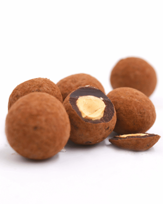 Noisettes Enrobées Au Cacao